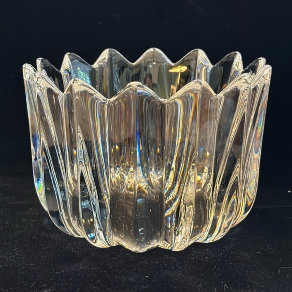 Orrefors Fleur Bowl Signed
